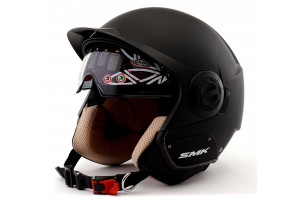 Шлем SMK DERBY MATT BLACK, цвет черный матовый, размер M