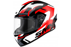 Шлем SMK STELLAR K-POWER, цвет черный/красный/белый (2XL)