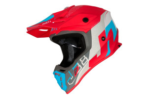 Шлем кроссовый JUST1 J38 Korner  (синий/красный матовый, XL)